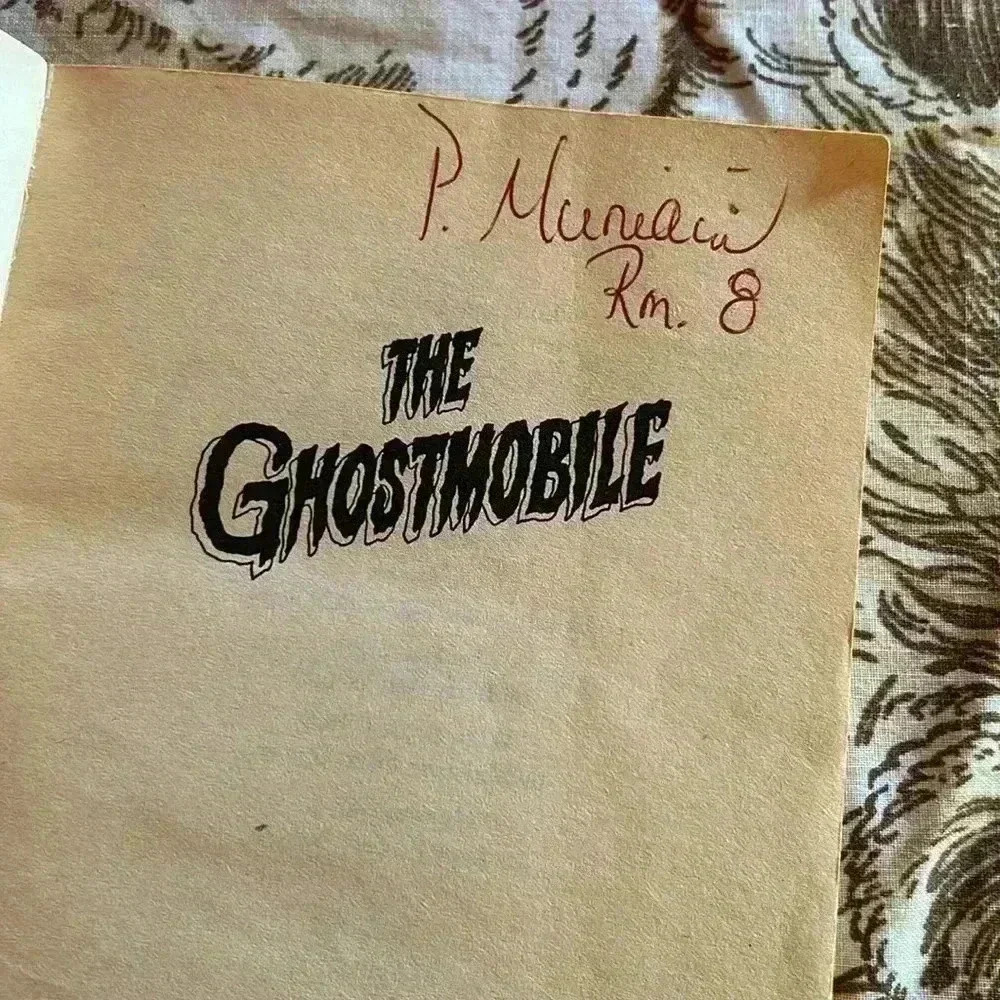 Vintage The Ghostmobile Kathy Kennedy Tapp Scholastic Apple Paperback Book 80s - Picture 4 of 6